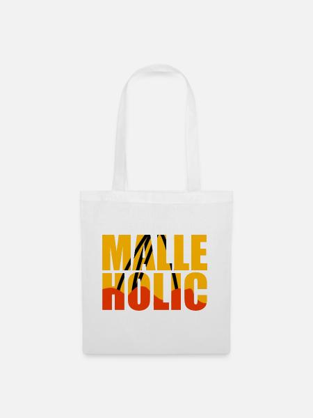 Malle - Motto - Stoffbeutel - Weiß