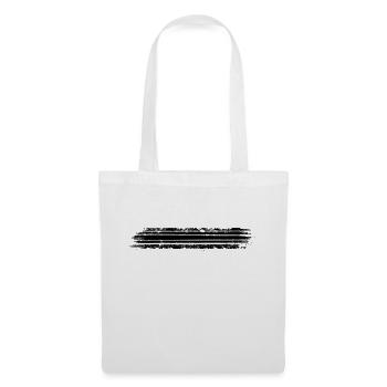 Black minus dash line - Tote Bag - white - Front