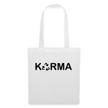 KARMA - Sac en tissu - blanc - Devant