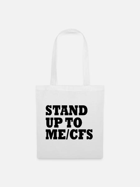Mecfs - Stand up to me/cfs - Stoffbeutel - Weiß