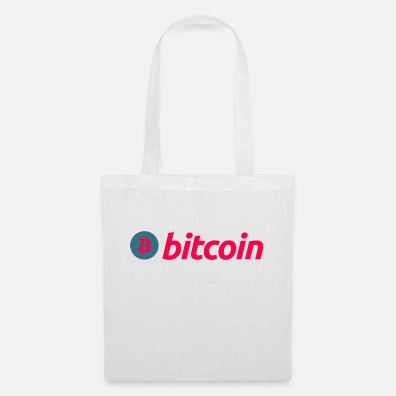 Bitcoin - Sac en tissu - blanc