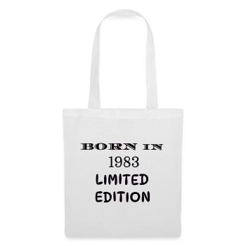 Born in 1983 limited edition - Tote Bag - white - Front