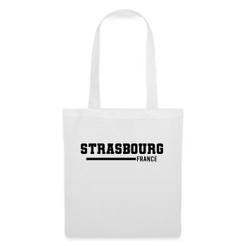 Strasbourg | France - Sac en tissu - blanc - Devant