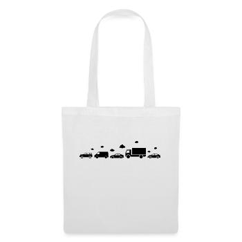 Stuck in Traffic - Sac en tissu - blanc - Devant