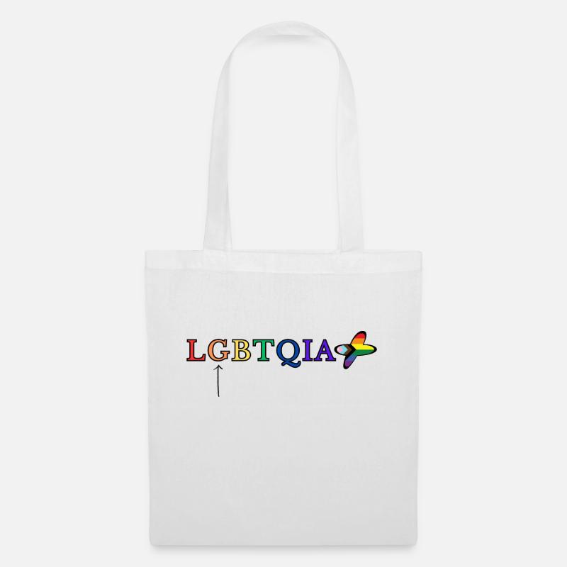 LGBTQIA+ - Stoffbeutel - Weiß