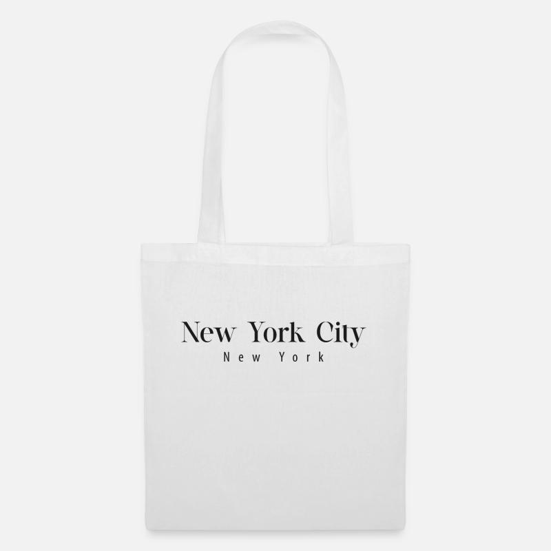 New York City - Stoffbeutel - Weiß