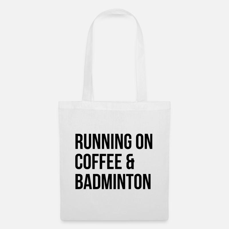 Badminton - Stoffbeutel - Weiß