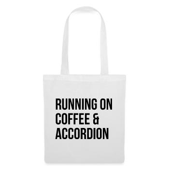 accordéon - Sac en tissu - blanc - Devant