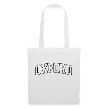 Oxford logo: British style collegiate design - Tote Bag - white - Front