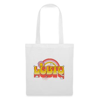 LGBTQ Rainbow Colorful Love Pride Gay - Tote Bag - white - Front