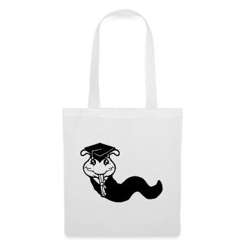 Caterpillar High School Graduation Passed College Worm - Tote Bag - white - Front