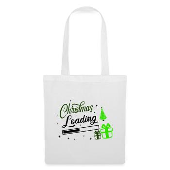 Christmas Loading - Stoffbeutel - Weiß - Vorne