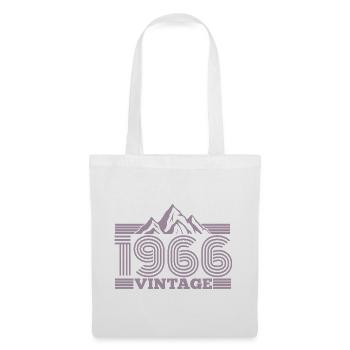 Randonnée en montagne vintage du 60e anniversaire de 1966 - Sac en tissu - blanc - Devant