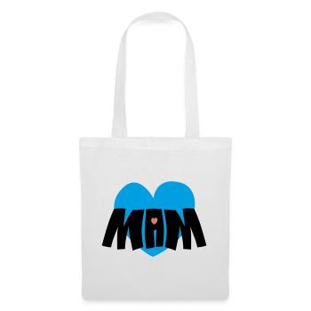 Mom heart - Tote Bag - white - Front