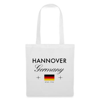 Hanover Germany Coordinates Travel Souvenir - Tote Bag - white - Front