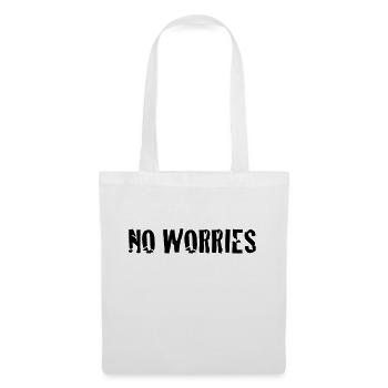 no worries - Tote Bag - white - Front