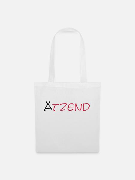 Ätzend - Stoffbeutel - Weiß