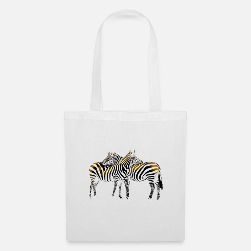 Zebra - Tote Bag - white