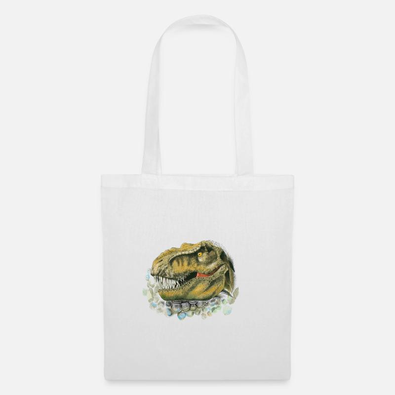 Dinosaur - Sac en tissu - blanc