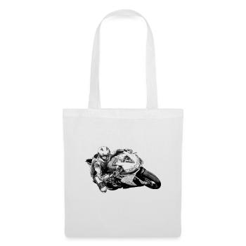 Motorcycle - Sac en tissu - blanc - Devant