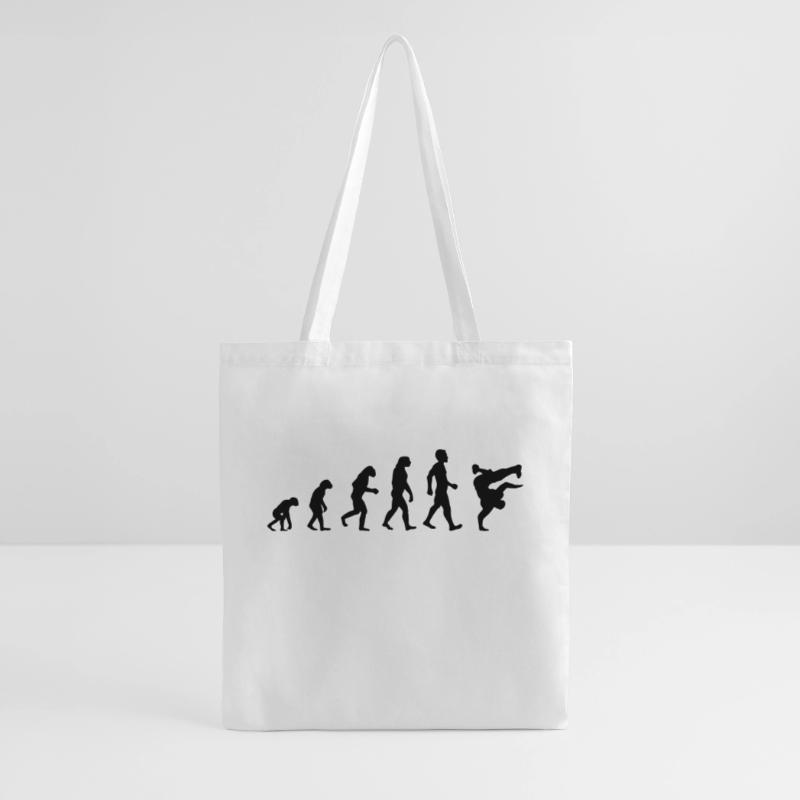 Evolution Breakdance motif as a gift Tote Bag
