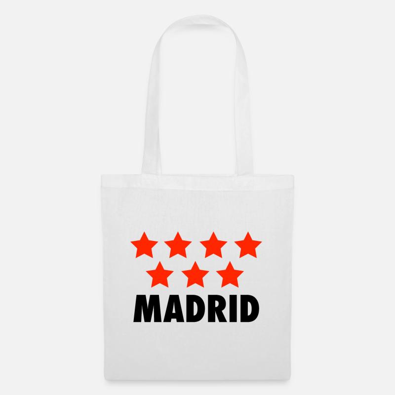 Madrid - Stoffbeutel - Weiß
