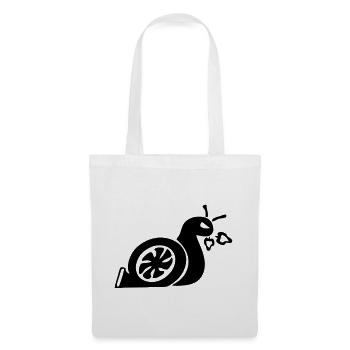 Turbo-Schnecken-Shirt - Stoffbeutel - Weiß - Vorne
