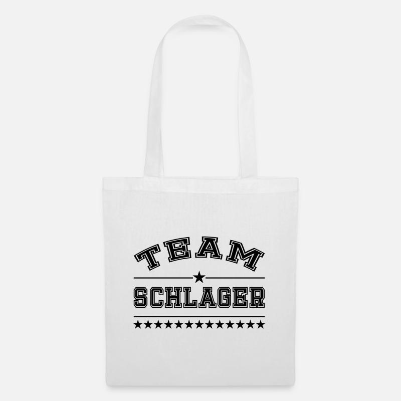 Team Schlager  - Stoffbeutel - Weiß