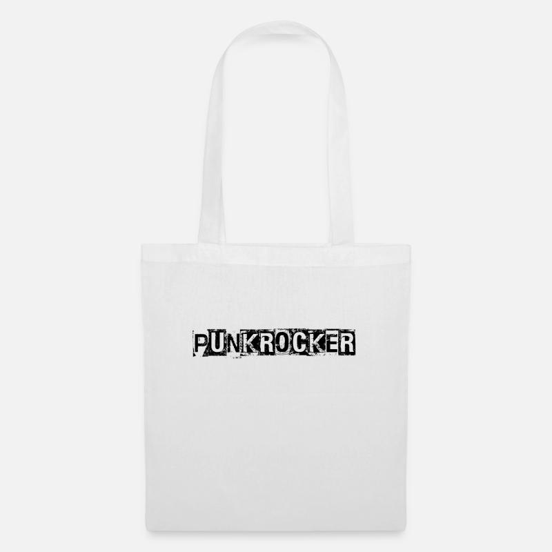 Punkrocker - Stoffbeutel - Weiß
