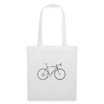 racing bike - Tote Bag - white - Front