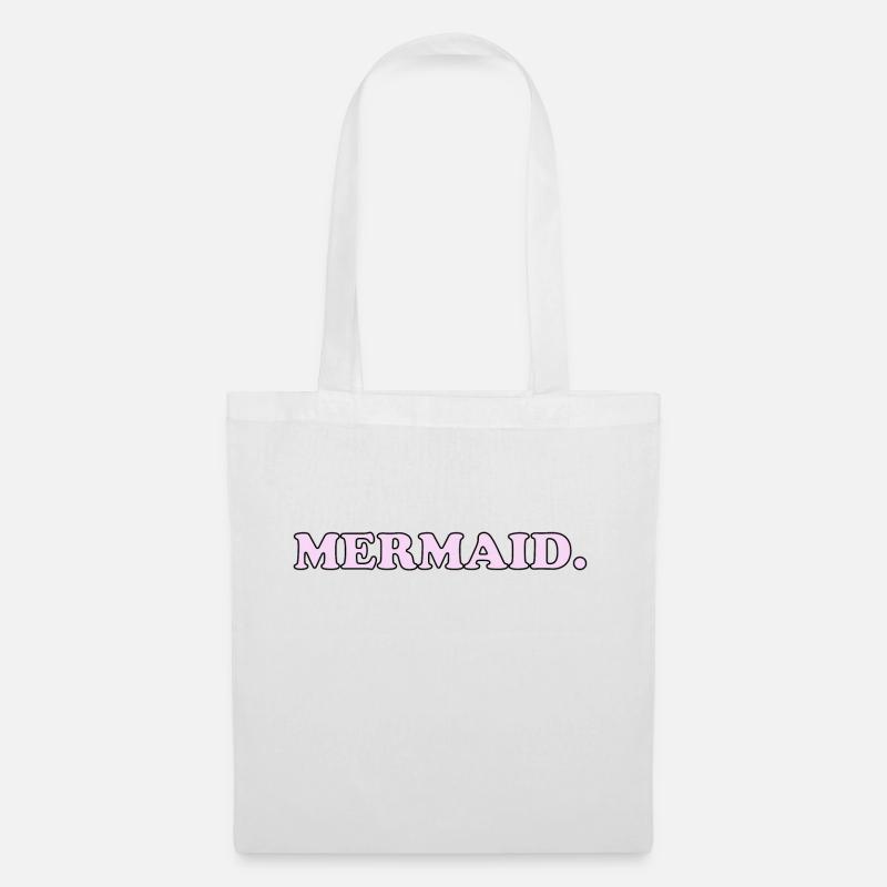Mermaid - Stoffbeutel - Weiß