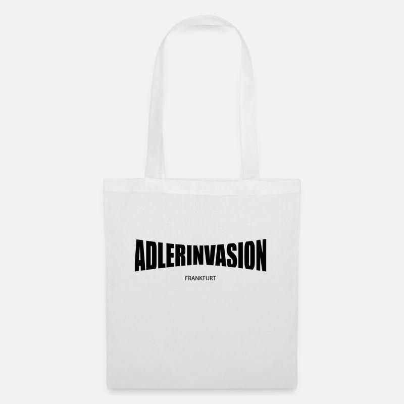Adlerinvasion Frankfurt - Stoffbeutel - Weiß