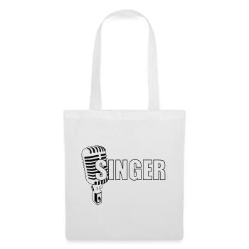 Sänger - Musik - Stoffbeutel - Weiß - Vorne