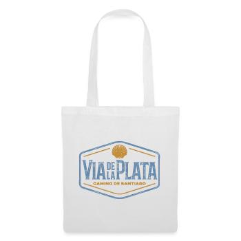 Via de la Plata Pilger-Stempel | Jakobsweg - Stoffbeutel - Weiß - Vorne