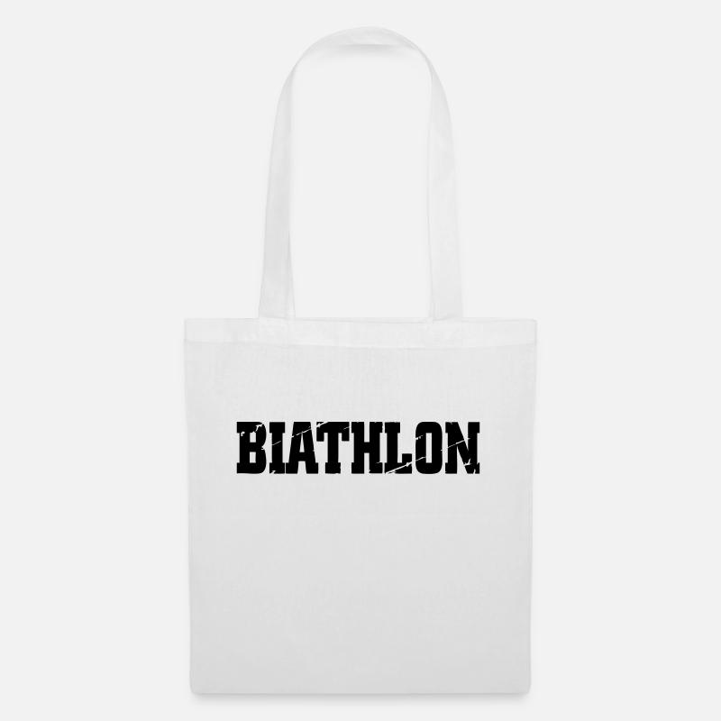 Biathlon - Stoffbeutel - Weiß