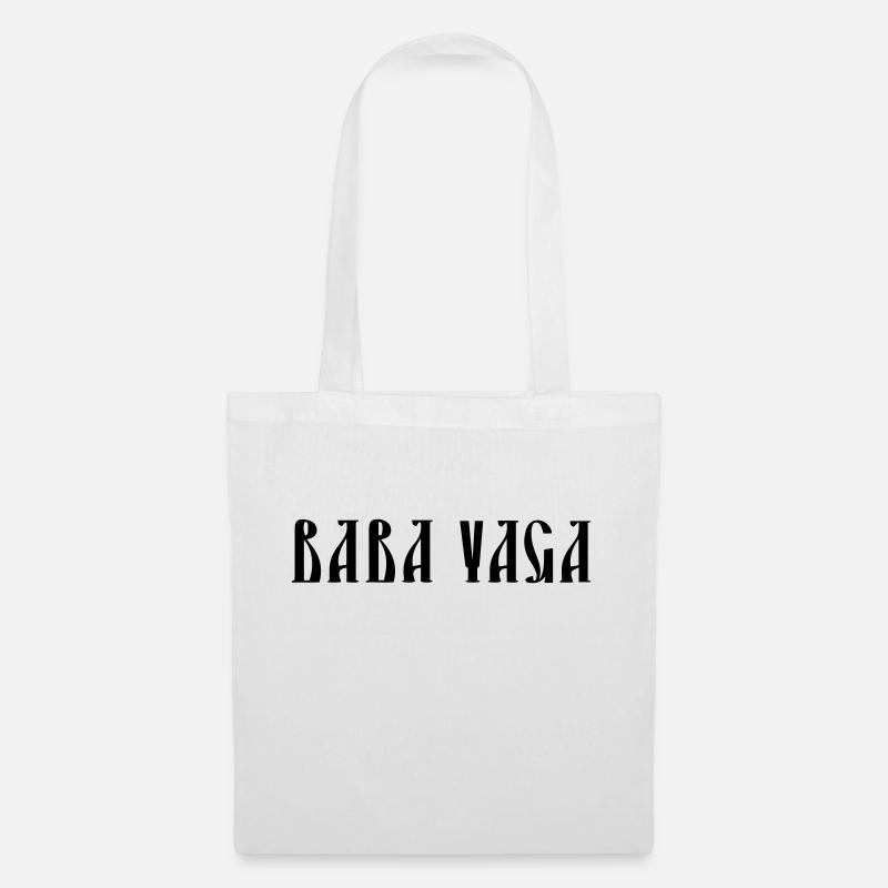 Baba Yaga - Stoffbeutel - Weiß