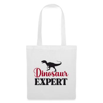 Dinosaur Expert - Stoffbeutel - Weiß - Vorne
