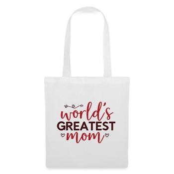 World's Greatest Mom - Tote Bag - white - Front