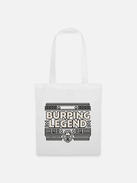Burping Legend 15 - Stoffbeutel - Weiß