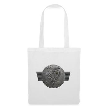 Tête Only Staffie en médaille métallique - 100 - Sac en tissu - blanc - Devant