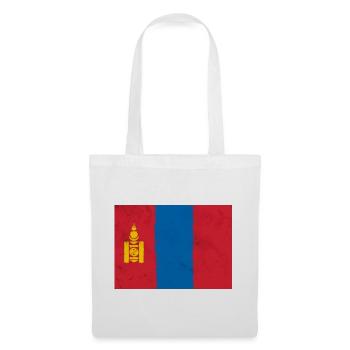Flag of Mongolia - Tote Bag - white - Front