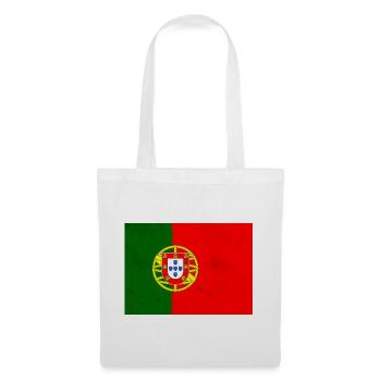 Drapeau du Portugal - Sac en tissu - blanc - Devant