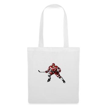 Eishockey Spieler Motiv - Tote Bag - white - Front