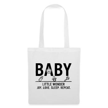 Baby Little Wonder Minimalist Design - Tote Bag - white - Front