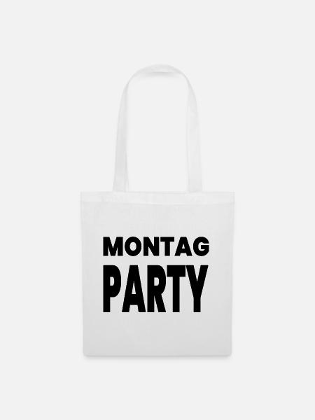 Party - Stoffbeutel - Weiß
