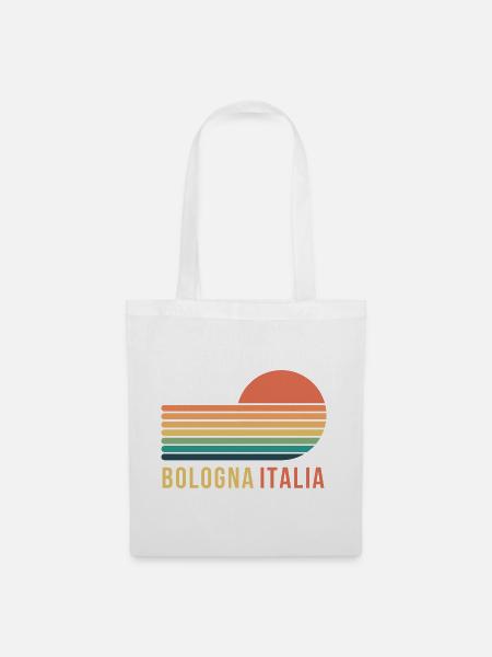 Bologna, Italien - Stoffbeutel - Weiß