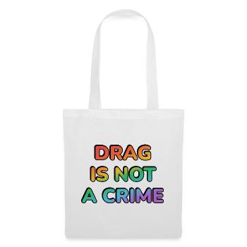 Le drag n’est pas un crime — Rainbow Glyphs - Sac en tissu - blanc - Devant