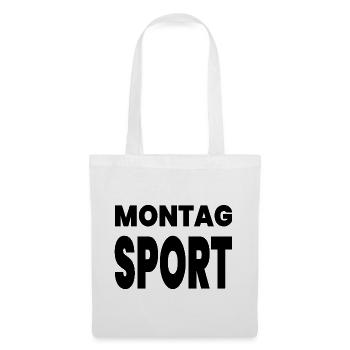 Sport - Stoffbeutel - Weiß - Vorne