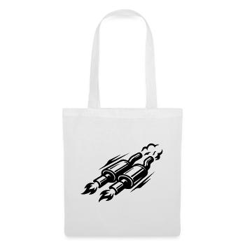 Synthèse d’échappement Bost Symbol - Sac en tissu - blanc - Devant