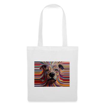 Psychedelic Staffie - 128 - Tote Bag - white - Front